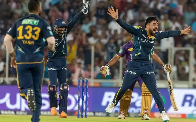 GT vs. KKR: Rashid Khan scores the first hat-trick of the 2023 IPL.