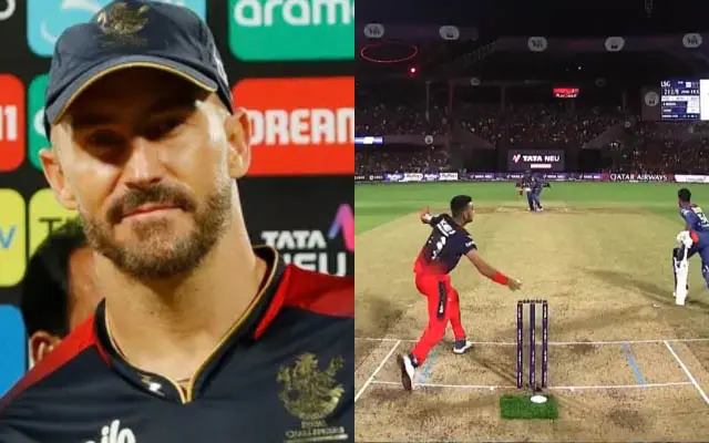 "I hurled everything we had at them" - RCB captain Faf du Plessis on Harshal Patel's run-out miss versus LSG