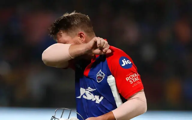 It seems as though he is competing against his own squad. - Harbhajan Singh discusses how David Warner played against MI.