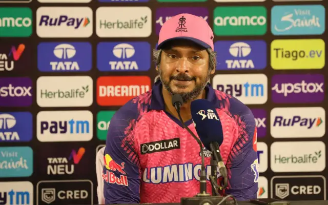 "We got ourselves out," says RR's head coach Kumar Sangakkara after the team gave up without a fight against RCB.