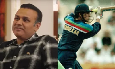 "I began imitating his shots whenever he came to bat," Virender Sehwag says of Sachin Tendulkar's influence on his early cricket career.