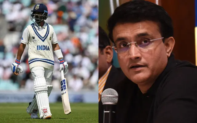 Sourav Ganguly lauds Ajinkya Rahane's knock in the WTC 2023 Final, stating, "He fought hard despite wickets falling at the other end."