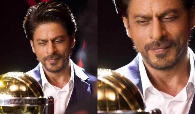 Internet goes wild after seeing a picture of Shahrukh Khan holding the ODI World Cup trophy