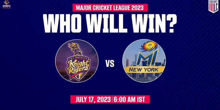MLC 2023, game six: LAKR vs. MINY Forecast for the game: Which team—the Los Angeles Knight Riders or MI New York—will triumph in today's game?
