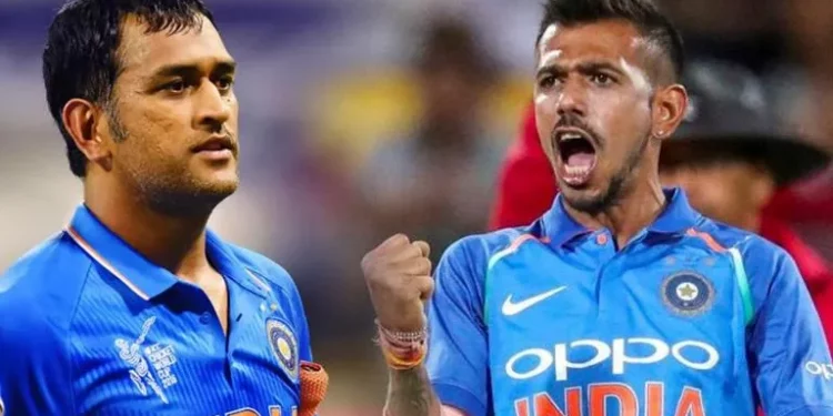 Yuzvendra Chahal discusses his relationship with MS Dhoni in his opening statement, "Unke saamne meri bolti bandh ho jaati hai."
