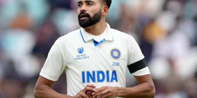 Mohammed Siraj will not play in the ODI series between the United States and India in 2023 in order to balance his workload.