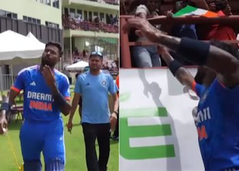 WI vs. IND 2023: Hardik Pandya's heartwarming gesture following the third Twenty20 match triumph
