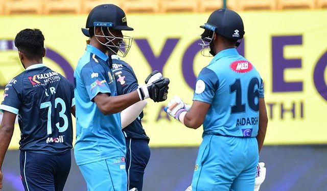 Maharaja Trophy KSCA T20 2023: Day 1 saw Hubli Tigers overcome Mysuru Warriors and Gulbarga Mystics dominate Bengaluru Blasters.