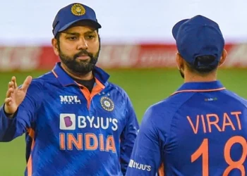 Best 5 athletes Rohit Sharma replaced Virat Kohli.