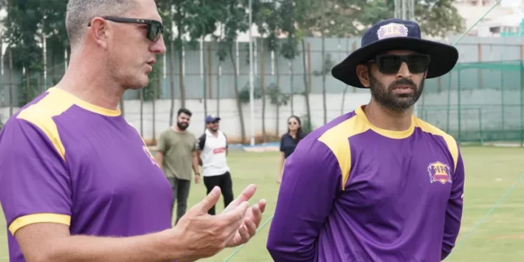 Abhishek Nayar, an assistant coach for KKR, is thrilled to be helping out at the UP Warriorz off-season training camp in Bengaluru.