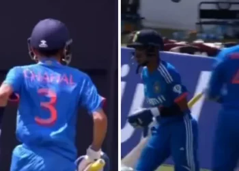 As soon as Yuzvendra Chahal steps up to the plate, Team India calls him back; the ensuing viral video