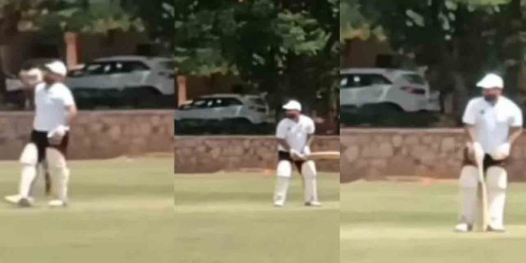 Video of Rishabh Pant starting batting practice goes viral.