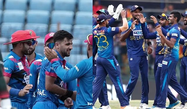 What qualifications did Afghanistan's not know prior to their match with Sri Lanka for the 2023 Asia Cup?