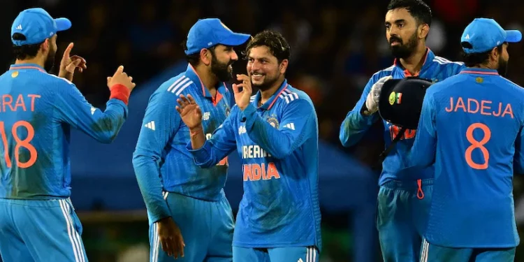 Review of the statistics from India vs. Sri Lanka's Asia Cup Super 4 fourth match, including Kuldeep Yadav150 ODI wickets, Dunith Wellalage's all-around performance, and other statistic