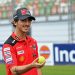 In preparation for India's first-ever MotoGP race, world champion Francesco Bagnaia plays some cricket.