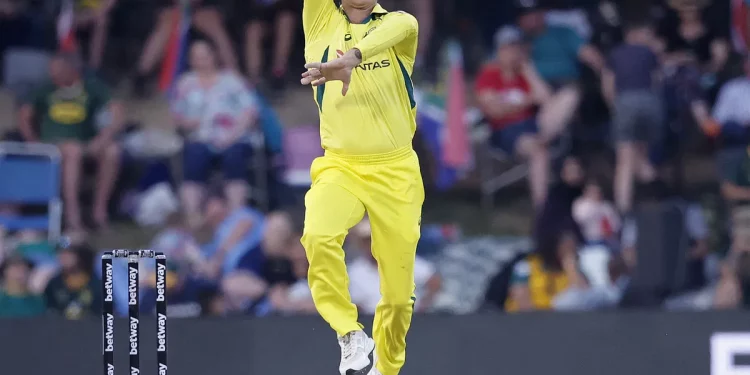 Adam Zampa equals Mick Lewis' regrettable record for the most runs allowed by a bowler in an ODI game for South Africa vs. Australia.