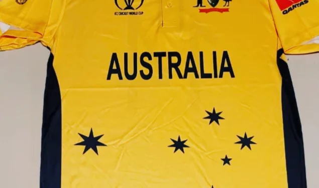 Australia unveiled a World Cup 2023 shirt with significant domestic significance.