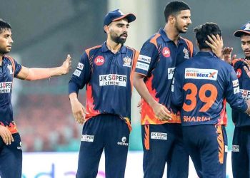 Kashi Rudras defeats Noida Super Kings in a low-scoring thriller in UPT20 2023.