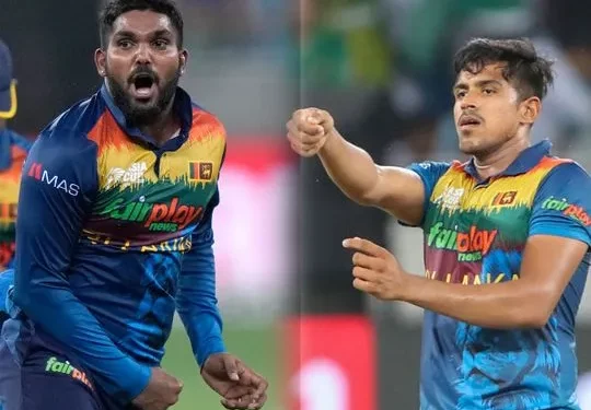 Sri Lanka names its ODI World Cup roster, the twin spinners Hasaranga and Theekshana are selected temporarily.