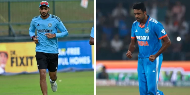Axar Patel, who is injured, is replaced by Ravichandran Ashwin in India's World Cup 2023 roster.