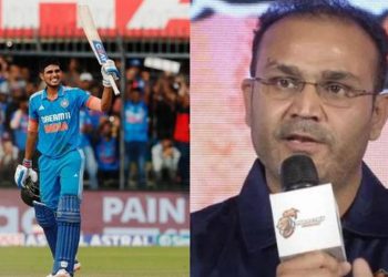 Sehwag was upset with Gill for not turning his century into a marathon knock and said, "Had he scored 200 today, he wouldn't have become tired."