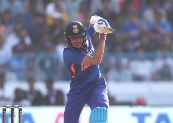 Shot of the Day in the opening ODI between India and Australia was Subhman Gill's magnificent pull over Marcus Stoinis.