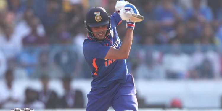 Shot of the Day in the opening ODI between India and Australia was Subhman Gill's magnificent pull over Marcus Stoinis.