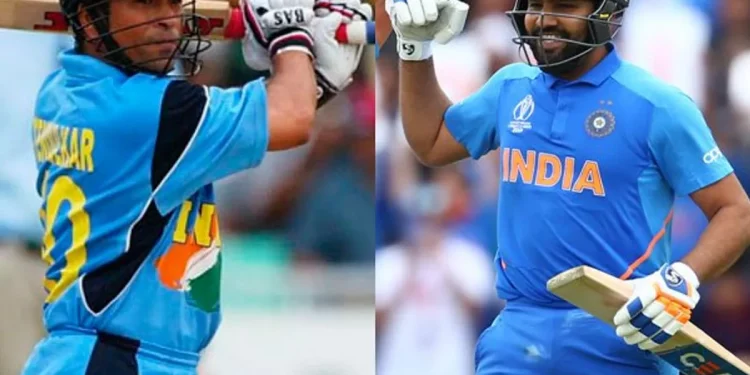 ODI World Cup 2023: Rohit Sharma receives a ton of plaudits from Sachin Tendulkar for his record-breaking century.