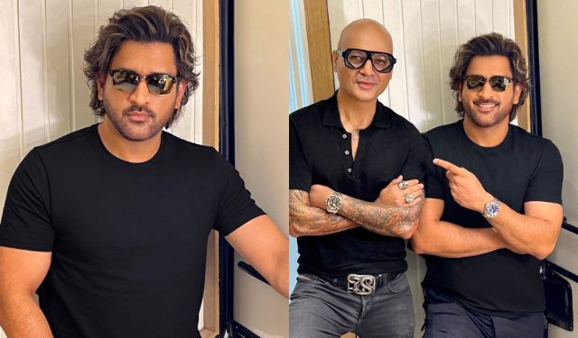 MS Dhoni wears new hairstyle inspired by fan art and rolls back the clock to evoke bygone eras.