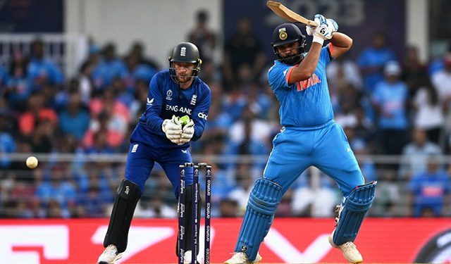 Against England, Rohit Sharma laid the groundwork and, under duress, executed a captain's knock: Michael Vaughan