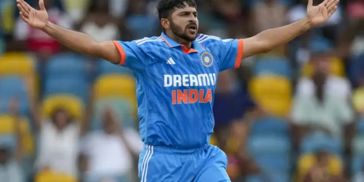 Why won't Shardul Thakur play in game 21 against New Zealand in the ICC World Cup 2023?