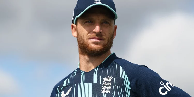 Jos Buttler discusses the 'defending champions' term, saying, "We're in exactly the same position as every other team."