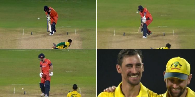 Mitchell Starc hat-trick against Netherlands placed them on the back foot in the exhibition game.