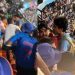 Violence erupts at the CWC 2023 match between India and Afghanistan at Arun Jaitely Stadium.
