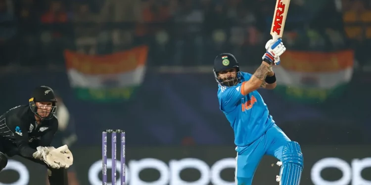 As Virat Kohli bats in the India vs. New Zealand match, Disney+ Hotstar records a record-breaking 4.3 crore viewers.