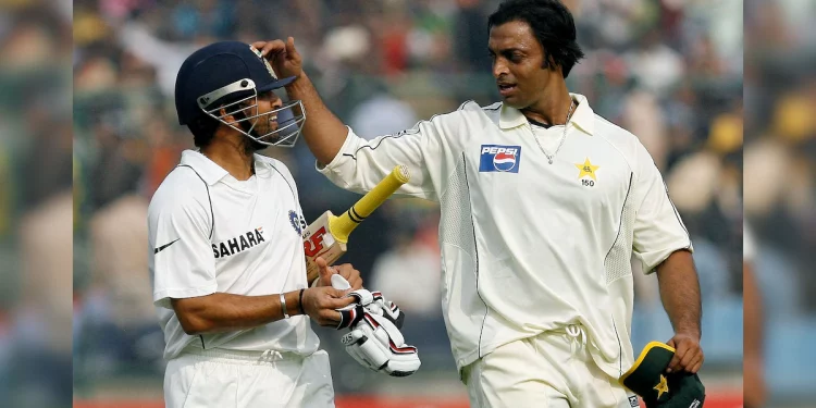 Following India's outstanding performance against Pakistan, Sachin Tendulkar makes a subtle jab at Shoaib Akhtar's trending tweet.