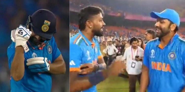 ODI World Cup 2023: Rohit Sharma tells the umpire during India vs. Pakistan, Match 12 the origin of the infamous bicep-flexing motion.