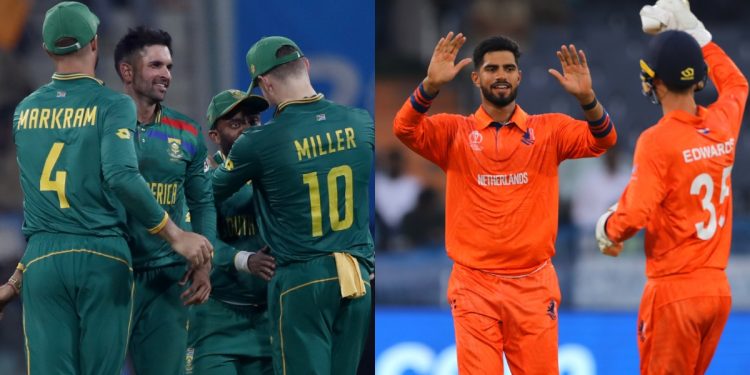 South Africa vs. Netherlands ODI World Cup 2023 match