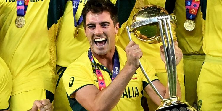 Pat Cummins exclaimed, "I think we'll be smiling for a fair while," upon arriving home with his World Cup winnings.