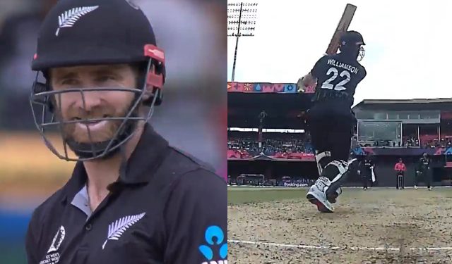 Shot of the Day: Against Pakistan in the ODI World Cup 2023, Kane Williamson hammers a legendary inside-out six.