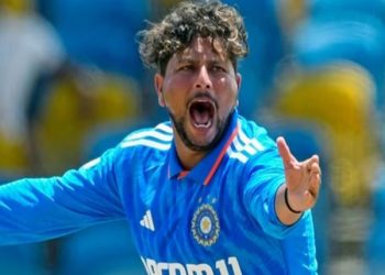 Even as we rode the bus to the airport, I tried to research Kuldeep Yadav: Teja Nidamanuru