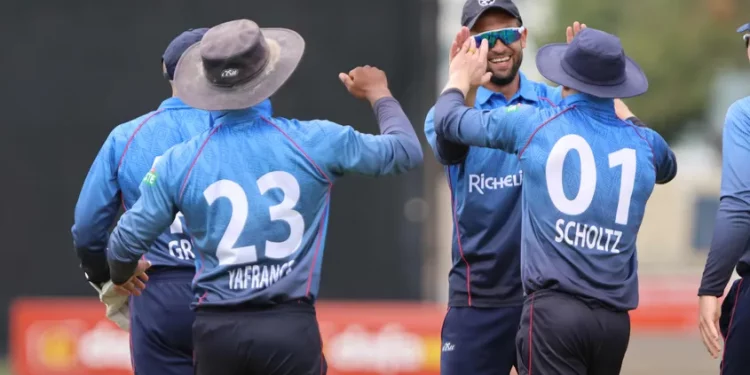 Namibia decisive victory over Tanzania secures a spot in the 2024 T20 World Championship.