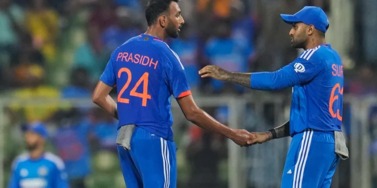 Suryakumar Yadav bats and captains in very similar ways: Prasidh Krishna