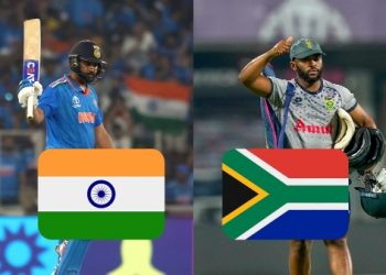 Real-time scorecard, news, memes, injuries, and other updates are available for India vs. South Africa, match 37 of the 2023 ODI World Cup.