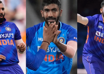ODI World Cup 2023: At Wankhede, Bumrah, Siraj, and Shami trample Sri Lanka to leave them at 14/6.