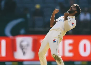 Aamer Jamal makes a debut with a record-breaking six wicket haul against Pakistan.