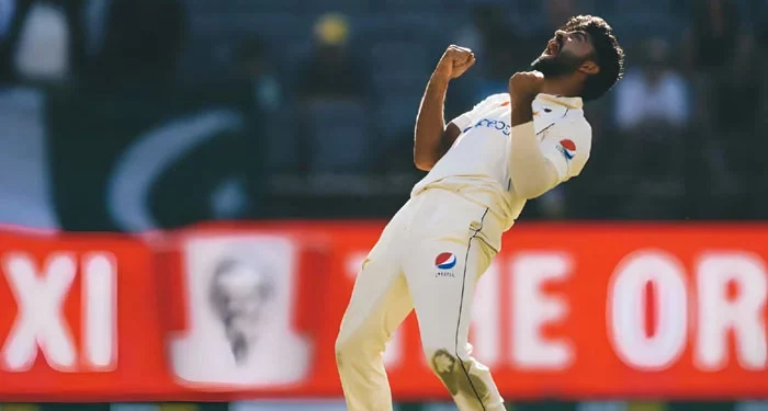 Aamer Jamal makes a debut with a record-breaking six wicket haul against Pakistan.
