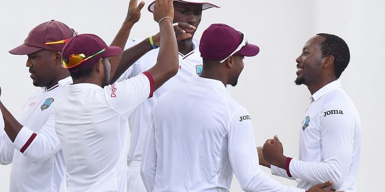 Seven uncapped players make the West Indies squad for the Test match against Australia.