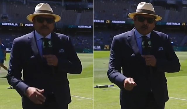 Australia vs Pakistan: Ravi Shastri's odd error at the toss before the opening Test goes viral