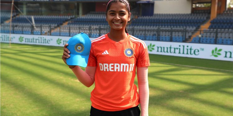 IND versus AUS: In Mumbai, Shreyanka Patil makes her debut for India.